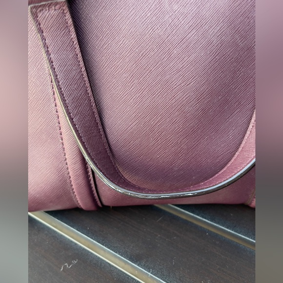 Kate Spade Burgundy Shoulder Cross Body Purse Bag Used Authentic - Picture 3 of 14